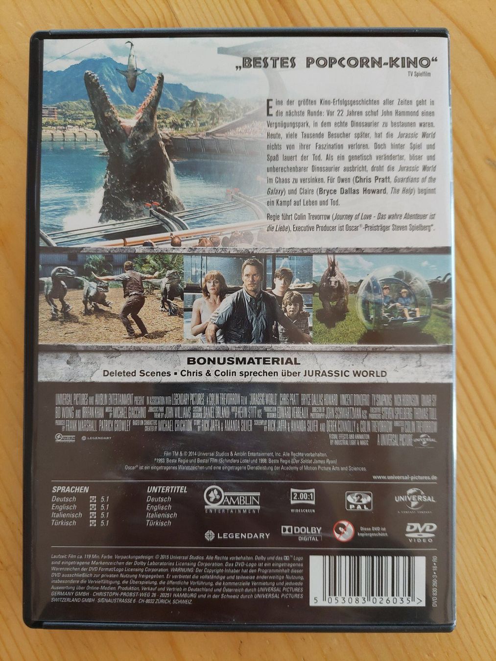 Tutti i DVDs: Jurassic World – Usato da Zuoz venduto da engadinerbuab 1