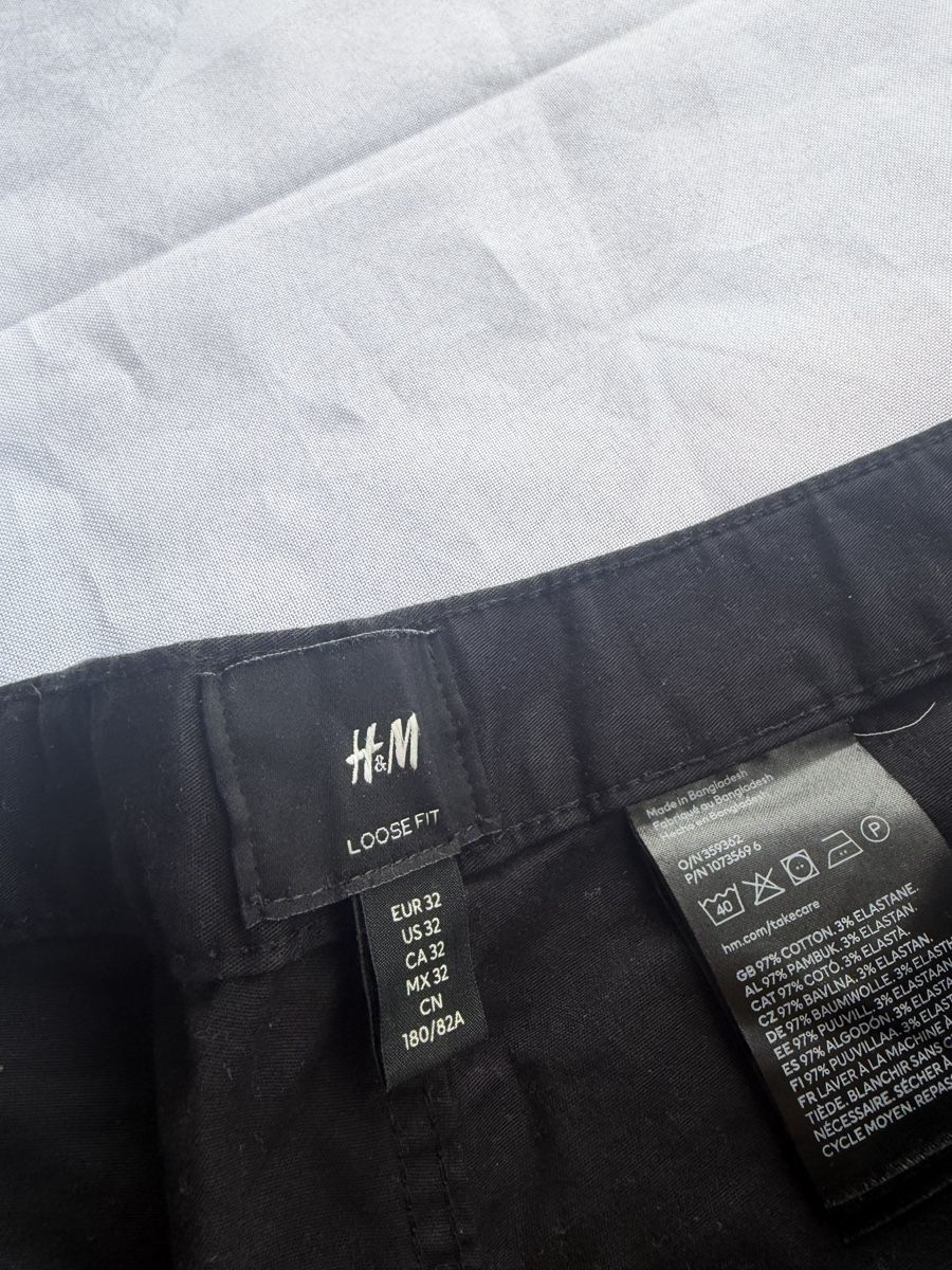 H&M Pantaloni: Cargo noir Homme H&M – Usato da Pully venduto da ari_78pk 3