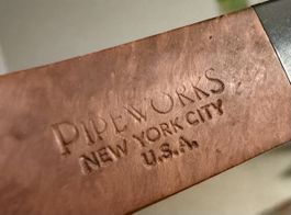 Vintage PIPEWORKS Pfeife – New York City USA – Bruyère