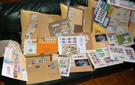 Lot de lettres ayant voyagées