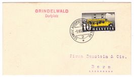 Lettre de GRINDELWALD BPA A207 pour Bern le 9.VIII.38