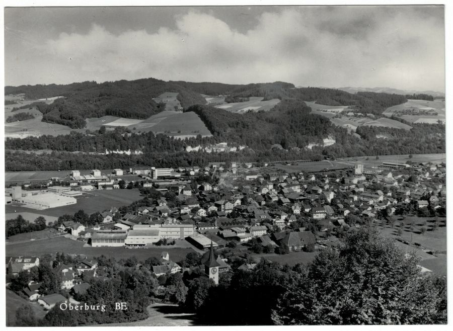 Cartoline postali: Oberburg, um 1950 – Usato da Frauenfeld venduto da POML