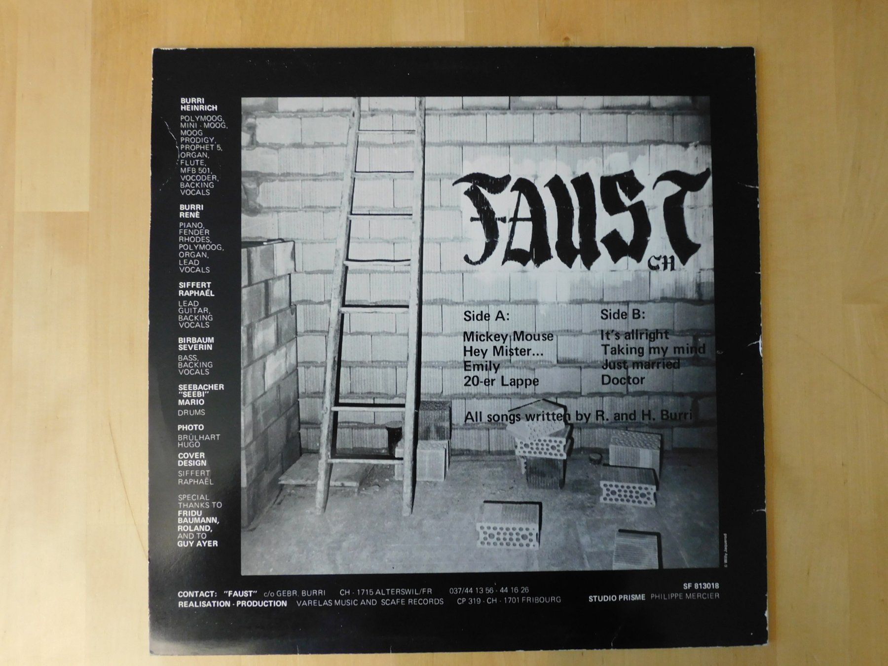 Dischi in vinile: Faust CH - Swiss Group - Schweizer Gruppe – Usato da Emmenbrücke venduto da Dickens 1