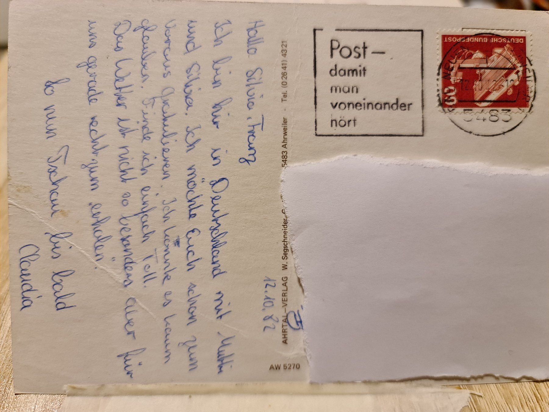 Cartoline postali: Ansichtskarte Bad Neuenahr Ahrweiler – Usato da Dintikon venduto da Vexi 1