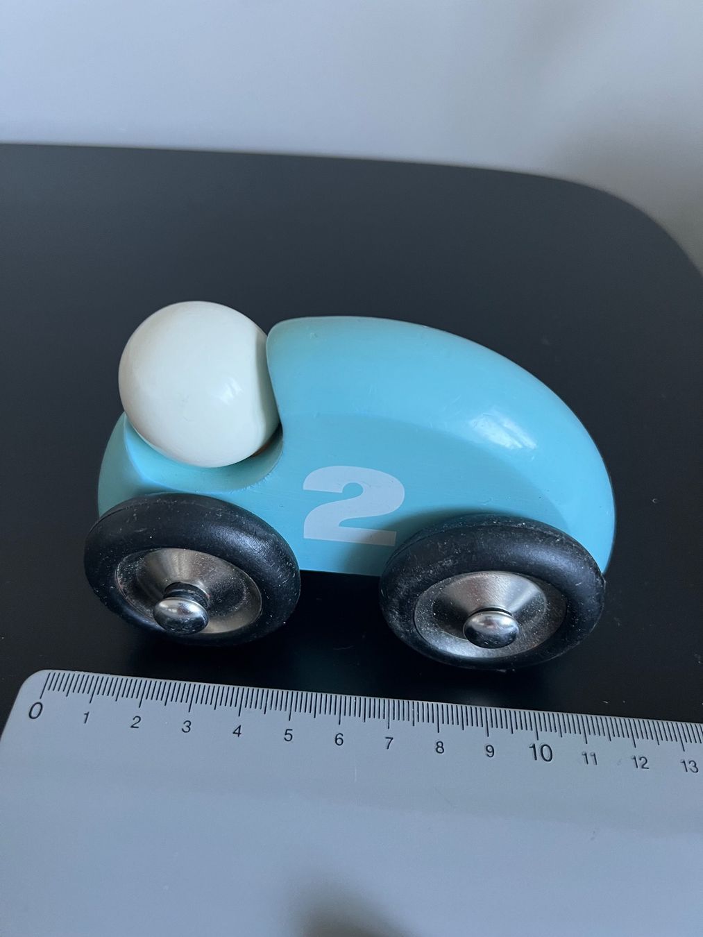 Vilac Spielzeuge: Vilac Holzauto, hellblau, Retro Look – Gebraucht aus Jona von Sariksa 2