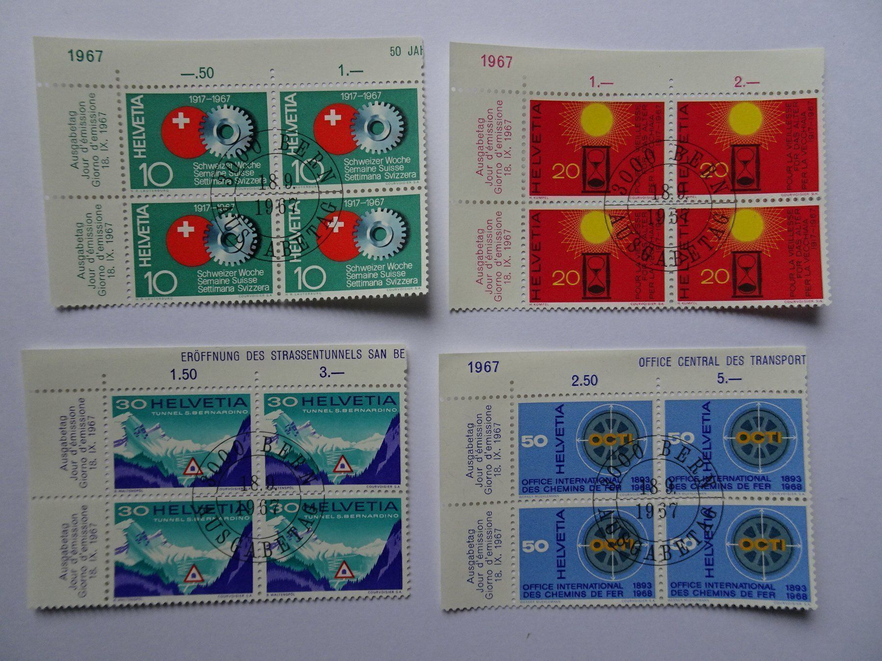 Tous les timbres: 1967 – Neuf (Voir description) à Aadorf par Chnorli-Furz