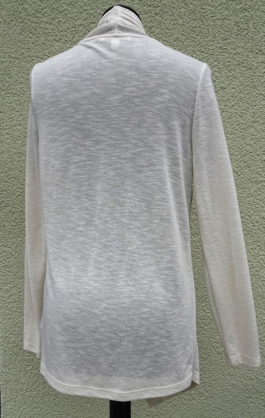 Esprit Giacche: Strickjacke Esprit creme Gr 38 lang dünn – Usato da Winterthur venduto da blumeblau77 4