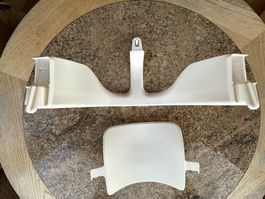 Stokke Hochstuhl Set weiss gebraucht guter Zustand