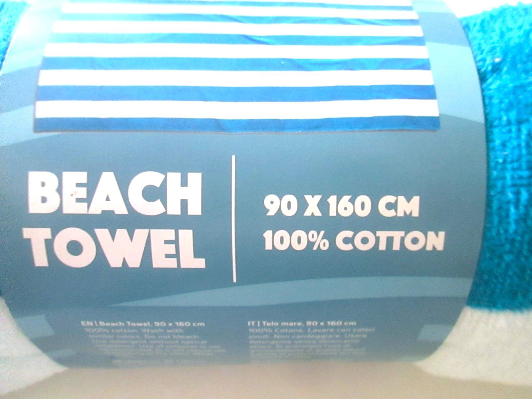 Coop Teli da bagno: Neues Strandhandtuch – Nuovo e nell'imballaggio originale da Sementina venduto da babucia 1