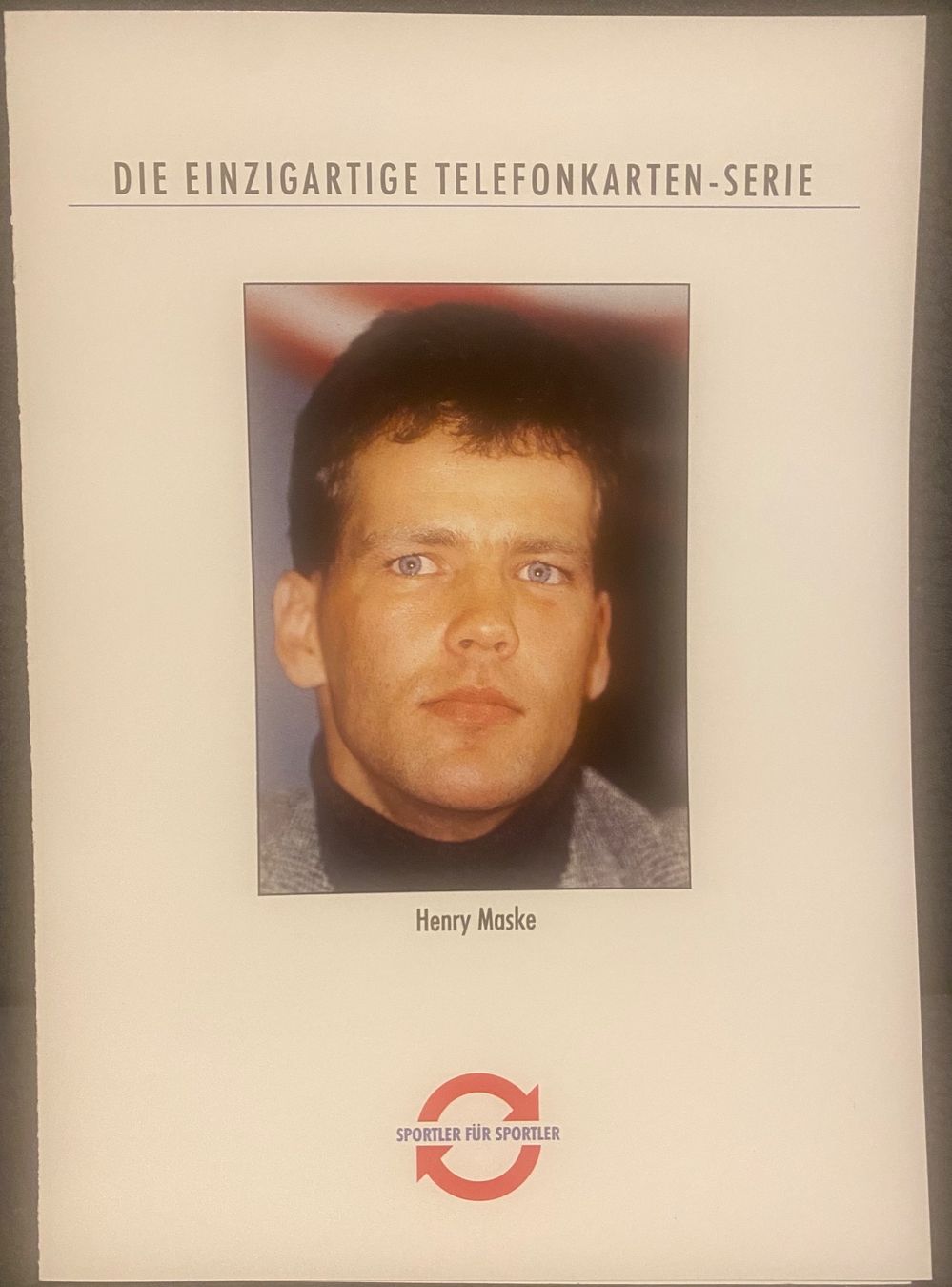 Telefon- & Taxkarten: Henry Maske – Neu (gemäss Beschreibung) aus Lausanne von  2