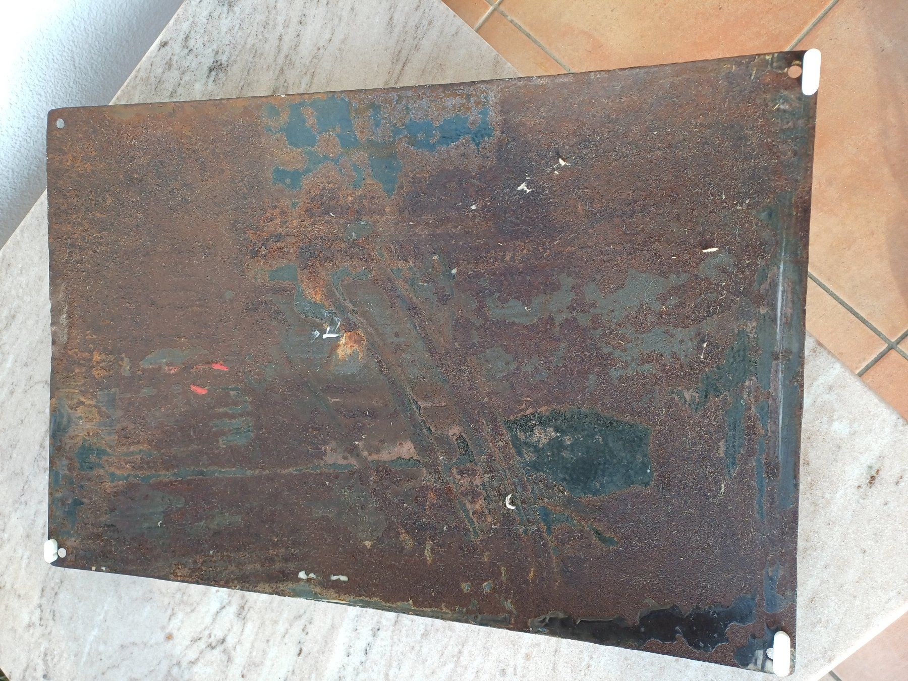 Insegne: EMAIL-SCHILD ANTIK UND ORIGINAL SOWIE UNRESTAURIERT!!! – Usato da Biberist venduto da Traiano02 5