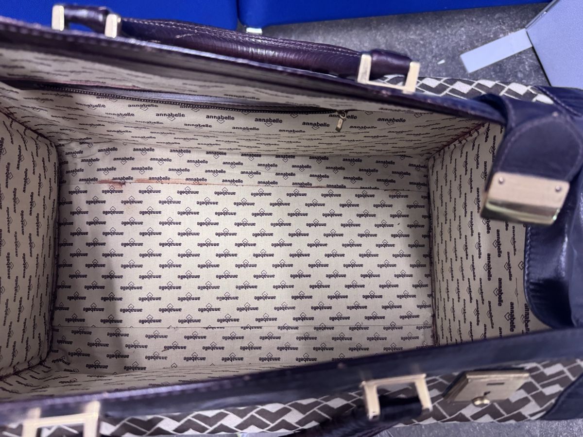 Borse: Vintage Reisetasche aus Leder & Stoff – Usato da Bern venduto da samryan 1
