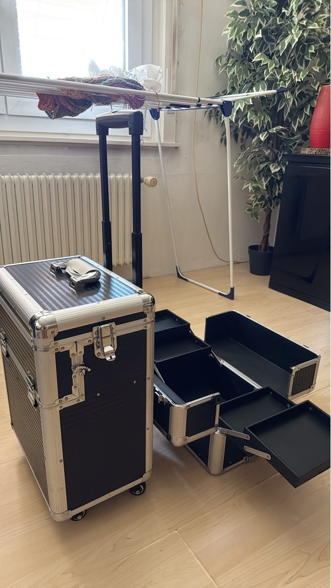 Make-up: Professional Makeup Train  with 2 Case Organizer - Black – Nuovo (secondo la descrizione) da Neirivue venduto da naz_z28w 1