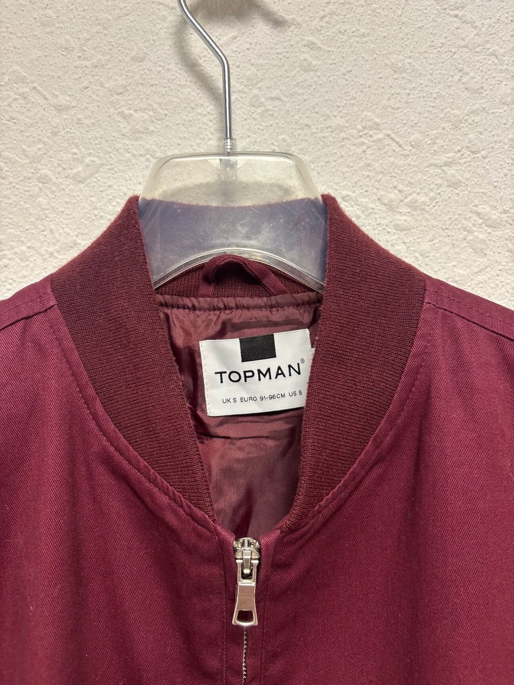Vestes: Topman Bomberjacke bordeaux Gr. S – D'occasion à Bottmingen par ana_5hrv 4