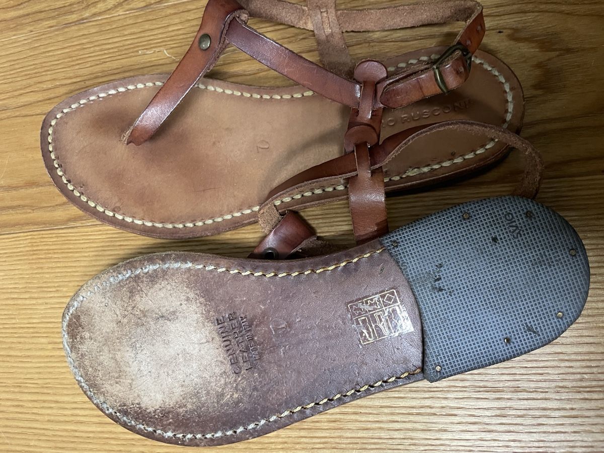 Scarpe da donna: Sandalen, Leder,  Gr. 37 – Usato da Haldenstein venduto da nicB74 3