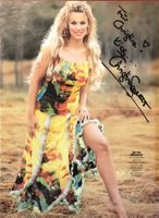 Christina Surer Autogramm signiert Magazinbild 20x30cm