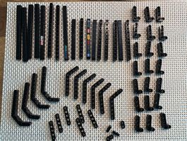 Lego Technik 42099 schwarze runde Lochbalken