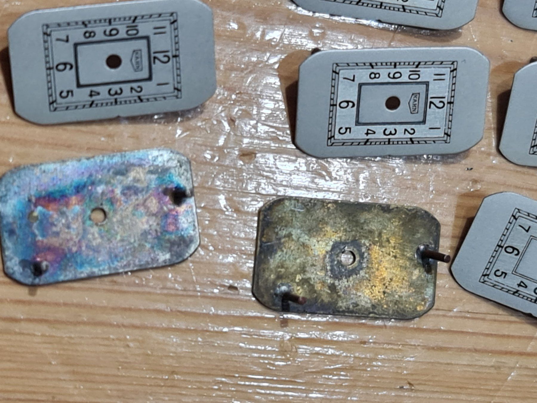 Uhren: Uhrenzifferblätter 19.2 x 11.5 – Neu (gemäss Beschreibung) aus Winterthur von Hai6 1