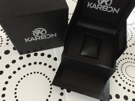 KARBON ORIGINAL - ECRIN WATCH CASE BOX  SCHACHTEL - NEW !!!
