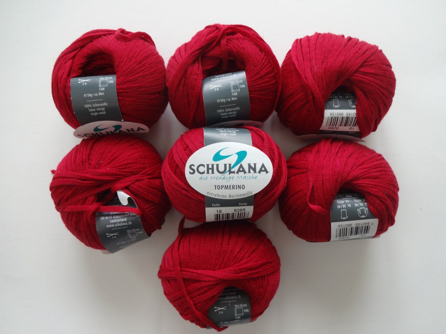 Wolle: * Schulana Topmerino * – Neu und originalverpackt aus Reigoldswil von arosa05