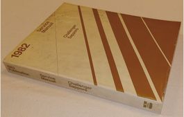 1982 Werkstatthandbuch DODGE Challenger PLYMOUTH Sapporo