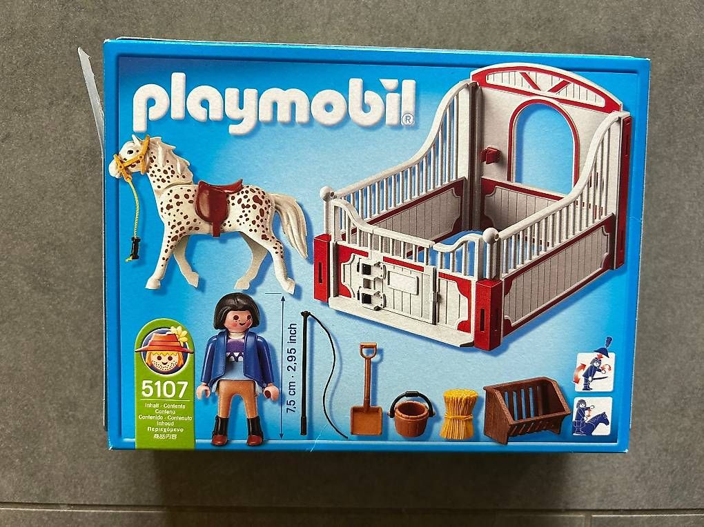 Giocattoli: PLAYMOBIL 5107 Knabstrupper Pferd komplett – Usato da Gams venduto da Nici23456 1