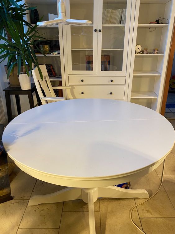 IKEA Ingatorp Tisch rund ausziehbar Kaufen auf Ricardo