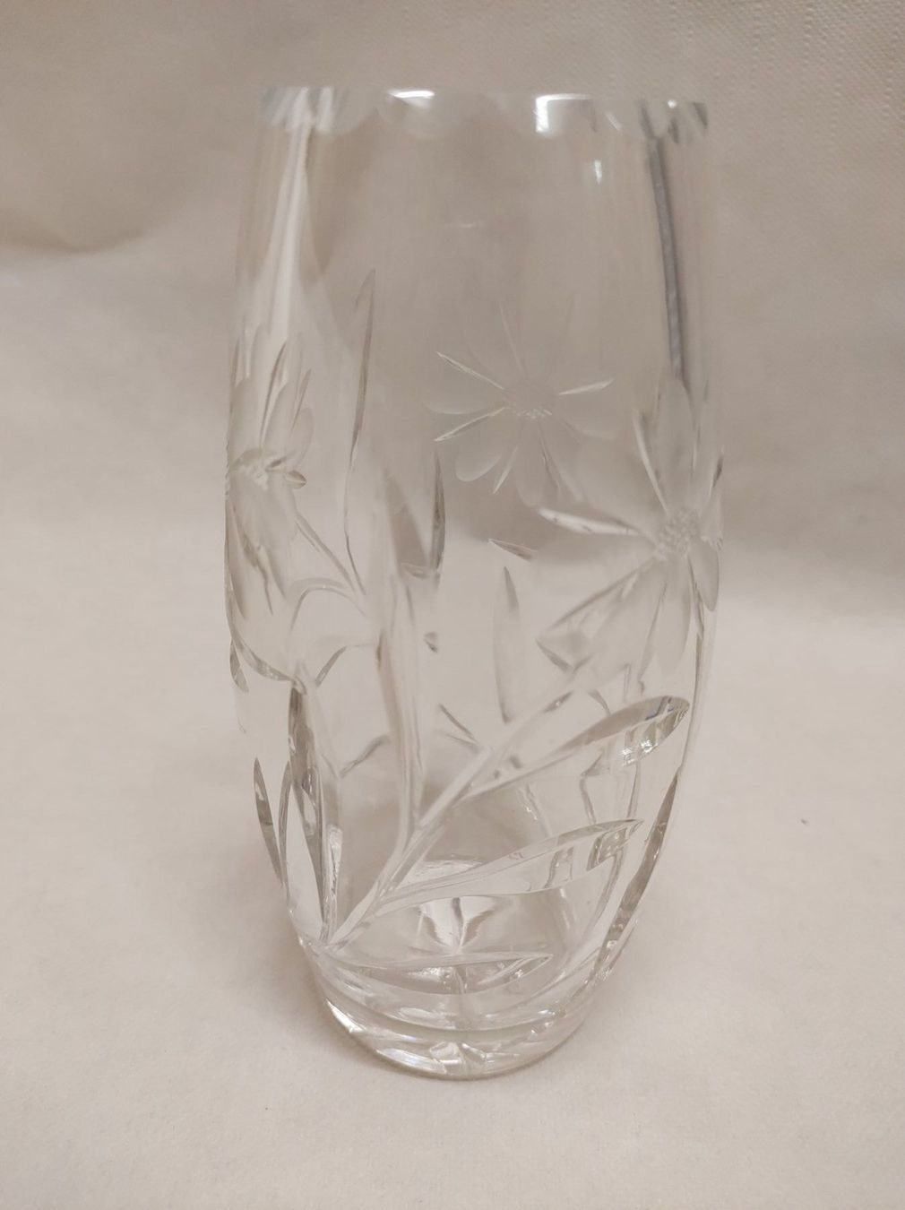 Vasen & Gefässe: GLAS VASE ** MASSIV ** GESCHLIFFEN – Gebraucht aus Lupfig von Womewome 1