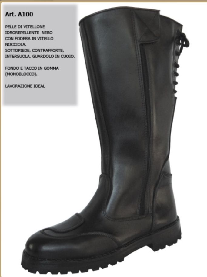 Scarpe da uomo: Neuwertige Leder-/Bikerstiefel Gr. 44 – Nuovo (secondo la descrizione) da Besazio venduto da lionheart63 1