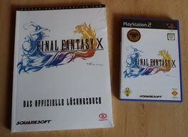 Final Fantasy X - SONY PS2 - Lösungsbuch (neu) und Spiel