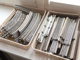 Märklin ca. 90 x Gerade & Kurve M-Gleis H0 Schienen