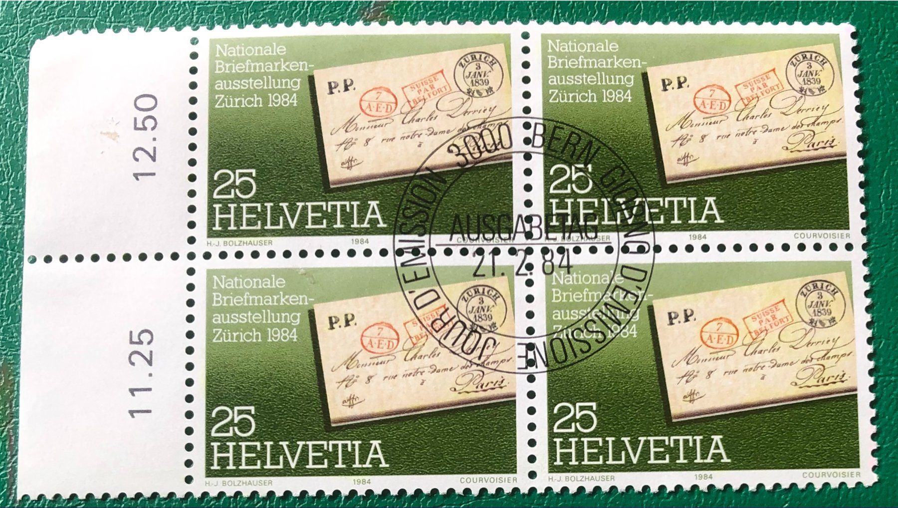 Tutti i francobolli: 4 er Block Nr. 705 mit Stempel Bern – Usato da Aarau venduto da Billa007