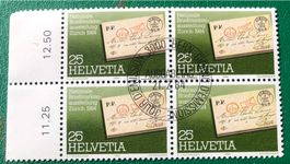 4 er Block Nr. 705 mit Stempel Bern