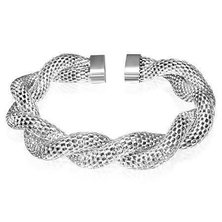 Armbänder & -reifen: Chromstahl Bracelet Armband, 200mm lang – Neu (gemäss Beschreibung) aus Schwanden GL von UHRKNALL