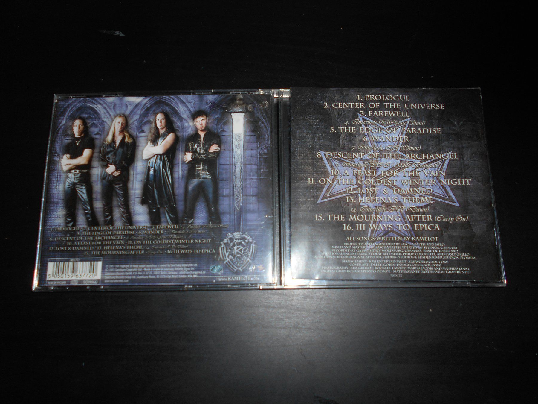 CD: Kamelot – Epica / 2003 – Usato da Aarberg venduto da witchhunter01 1