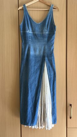 sommerliches Jeanskleid (country chic vintage)