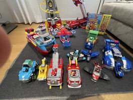 Paw Patrol Spielzeug Fahrzeuge und Turm Set gebraucht