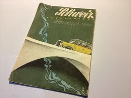 Alte "SCHWEIZER ALPENPOSTEN LANDKARTE“ Sommer 1936 Saurer