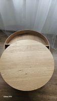Runder Couchtisch Holz mit Stauraum wenig gebraucht 
