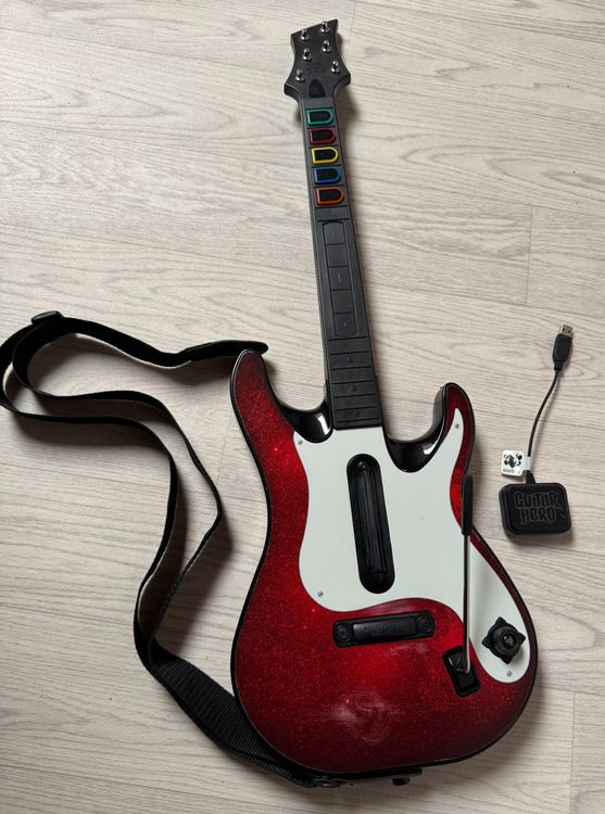Manette guitare sans fil Guitar Hero Live - Modèle 0000654 - Dongle non inclus