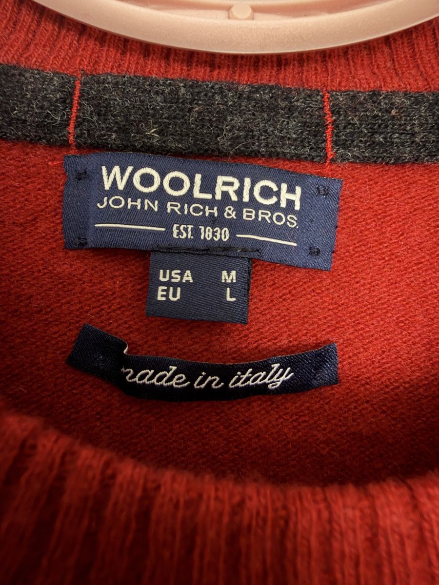 Woolrich Maglioni & Felpe: Woolrich Pullover Grösse L in bordeauxrot – Usato da Grenchen venduto da servet.t 2