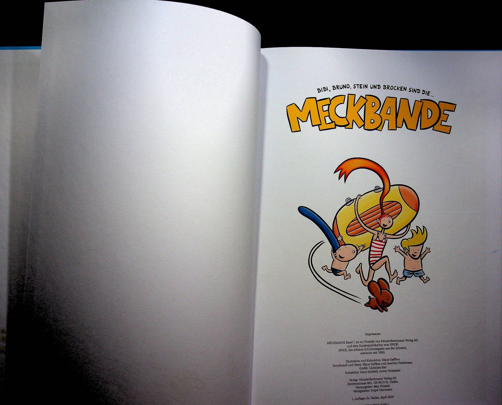 BD: Spick Comic 1 Meckbande EA 2019 – D'occasion à Reitnau par Zaomir 2