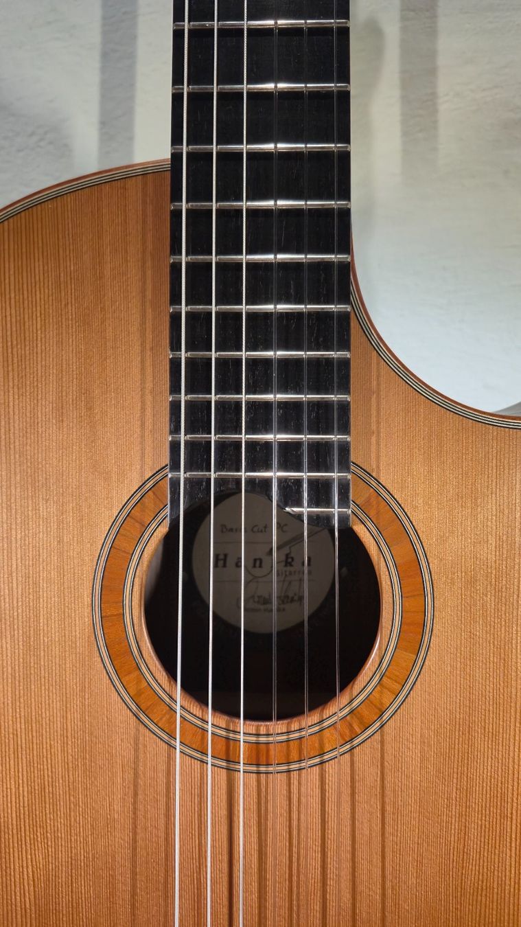 Strumenti musicali: Akustik Gitarre Armin Hanika Basis Cut PC 2023 – Usato da Winterthur venduto da NorrSydGuitars 5