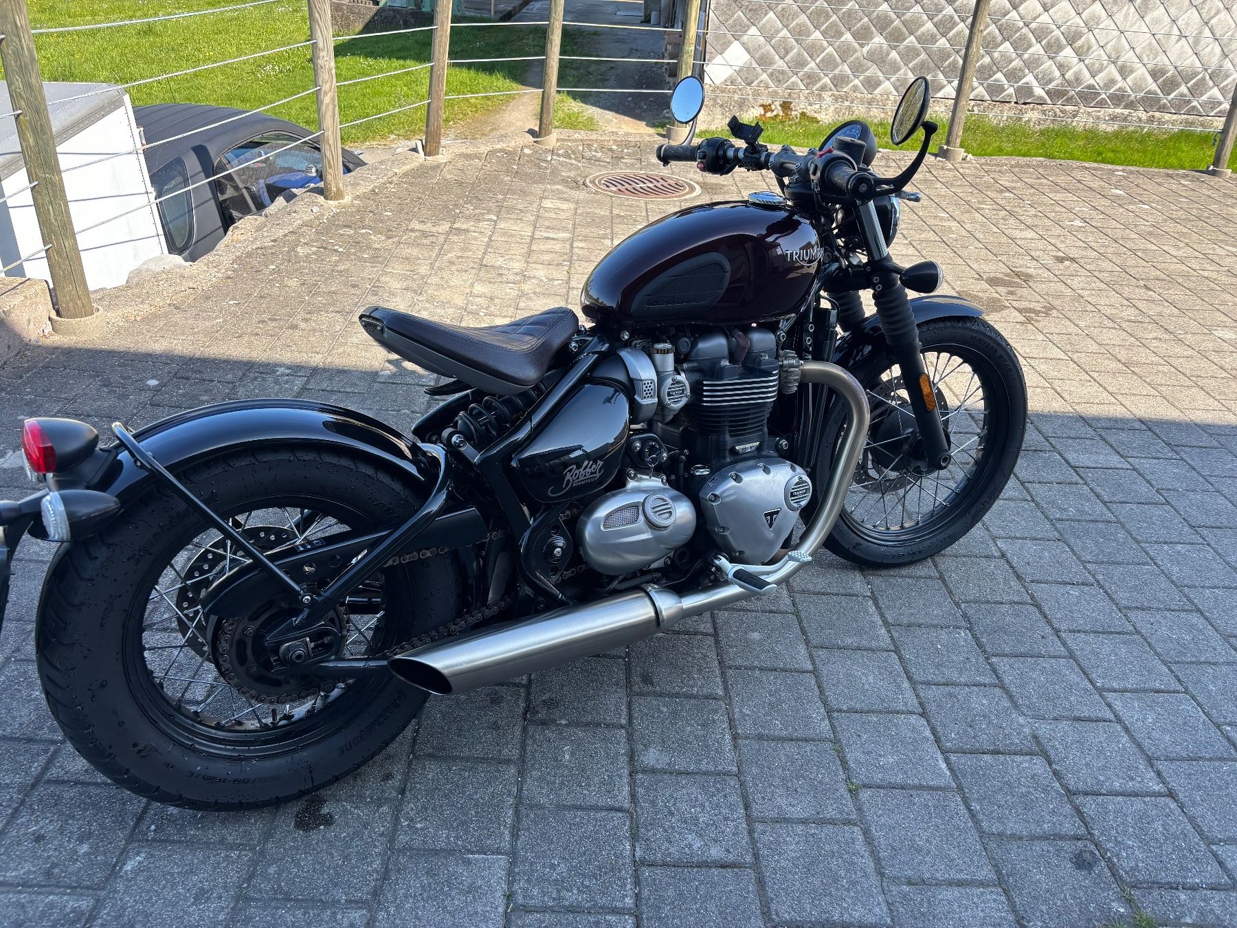 Triumph Chopper: Triumph Bonneville 1200 Bobber – Usato da Bernhardzell venduto da Dorota07 5