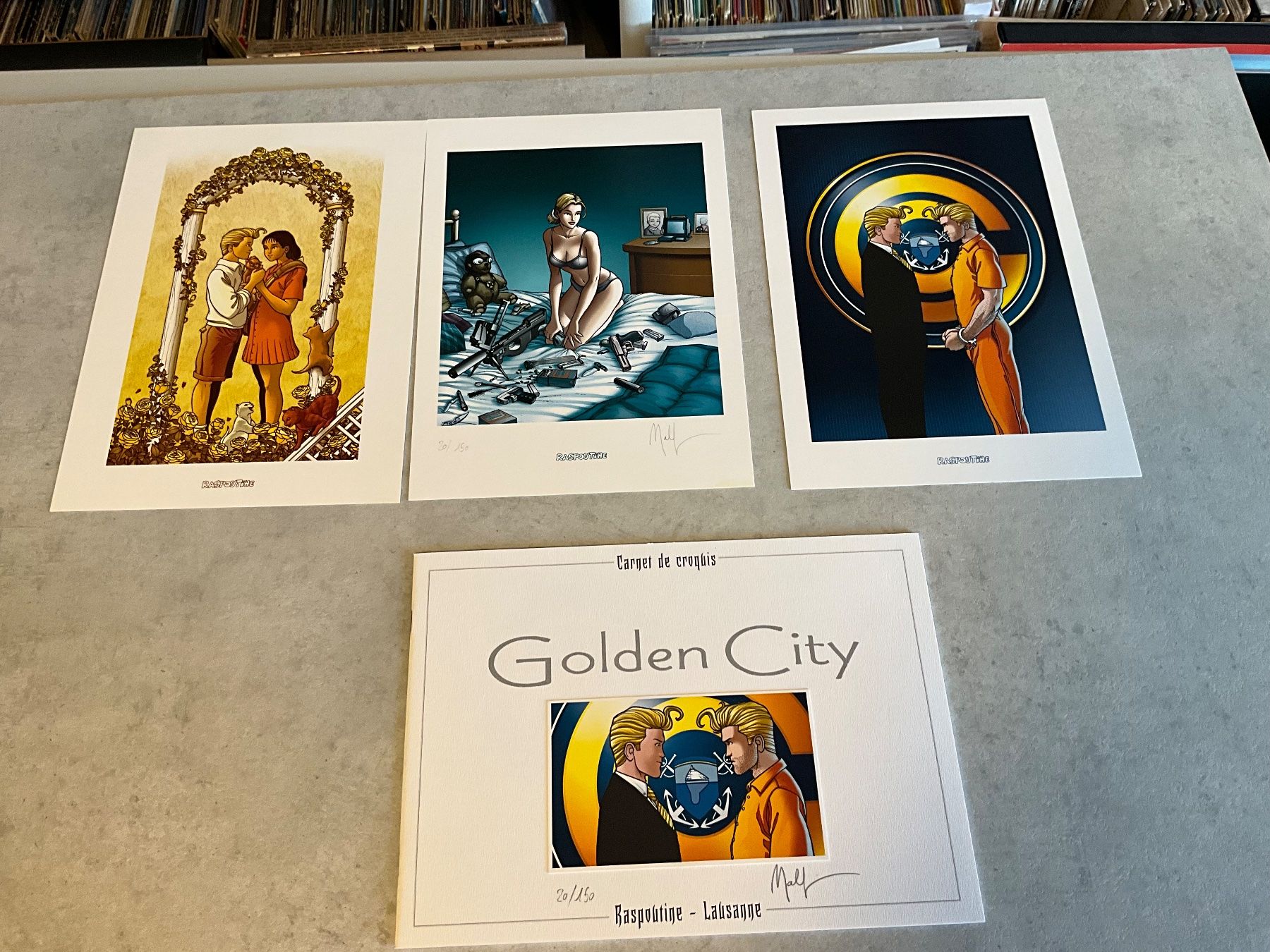 Fumetti: Portfolio Malfin Golden City - Raspoutine 01 – Usato da Agriswil venduto da Ueli03 1