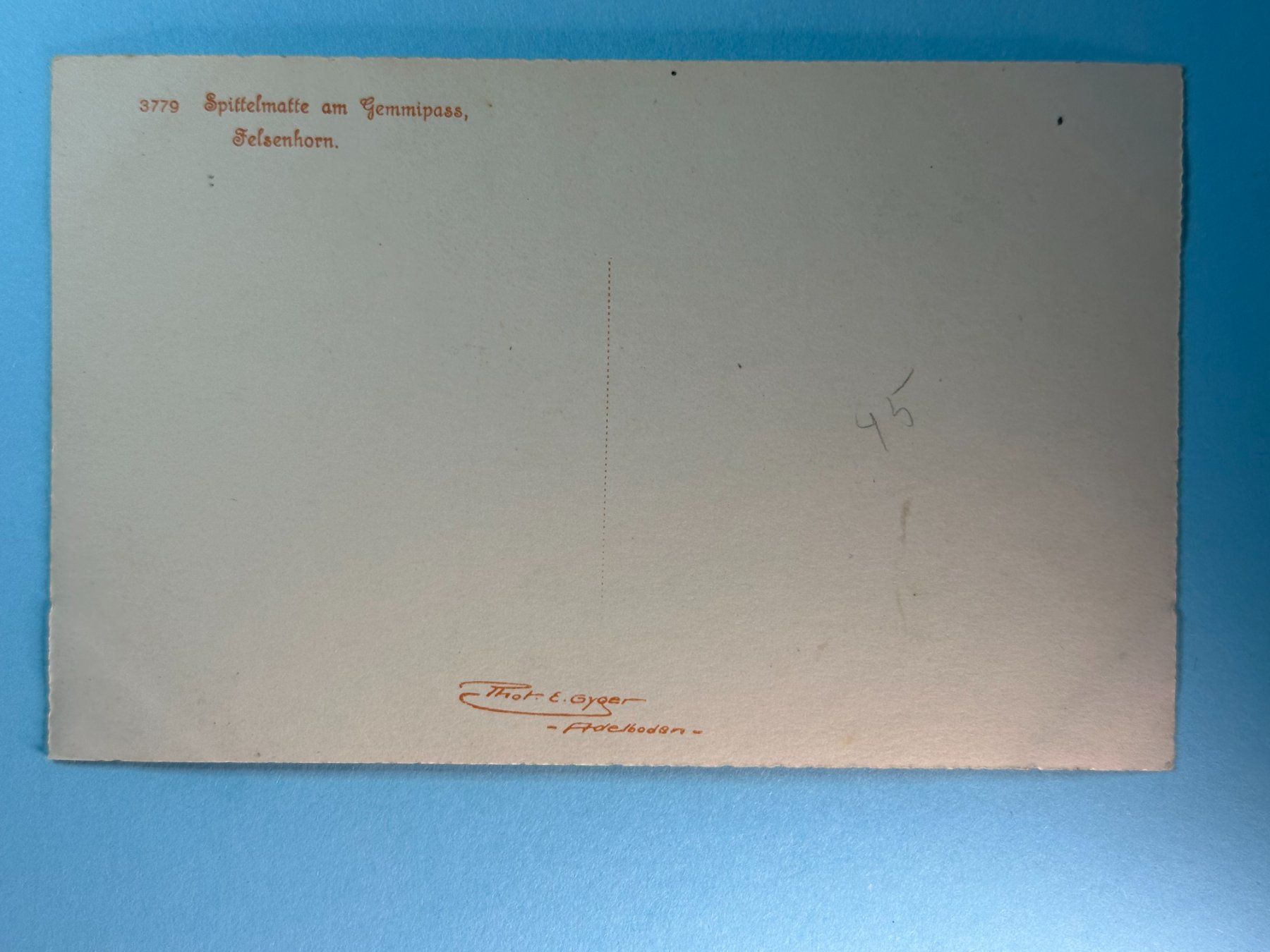 Cartoline postali: Spittelmatte am Gemmipass – Usato da Steg VS venduto da danwer74 1