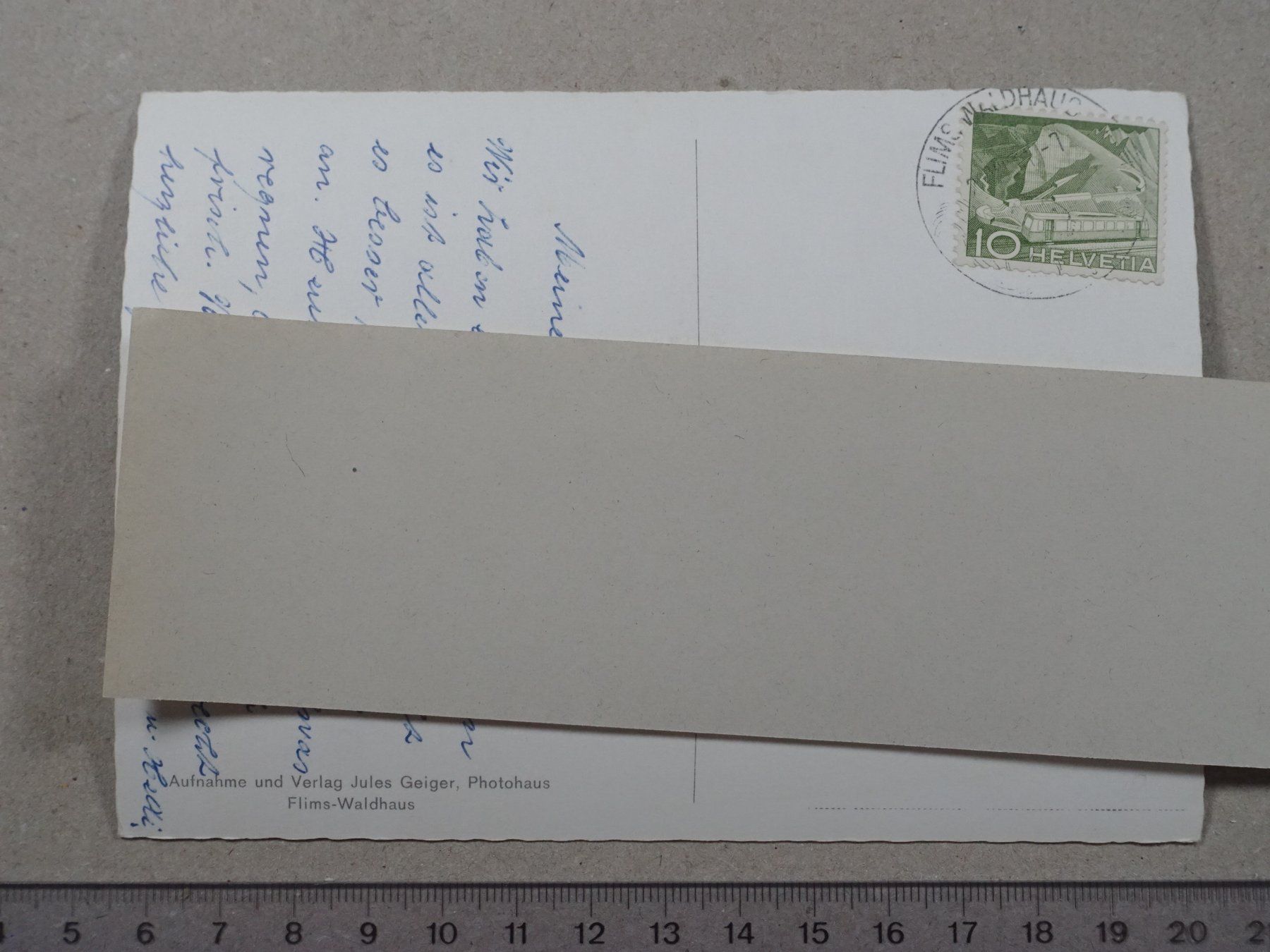 Ansichtskarten: Flims Waldhaus, Fidaz – Gebraucht aus Lenzburg von fh1 1