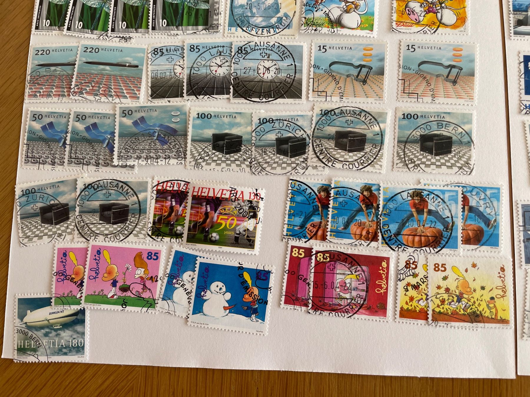 Tutti i francobolli: Timbres récents, oblit. choisies – Usato da Sonceboz-Sombeval venduto da Comment2 3