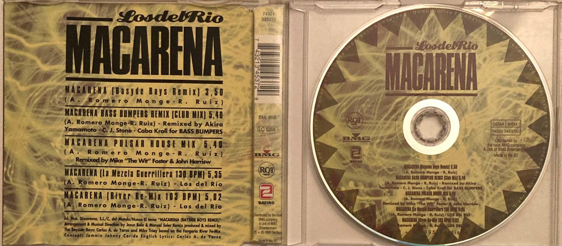 CDs: LOS DEL RIOS - MACARENA – Gebraucht aus Poliez-Pittet von Newtown-Records 1
