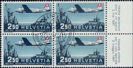 Flugpost 1947, F42.Ab.1 im Viererblock, ET, 400.-